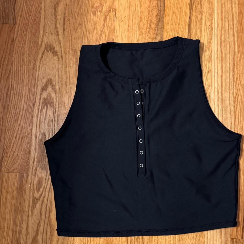 work out cropped top L